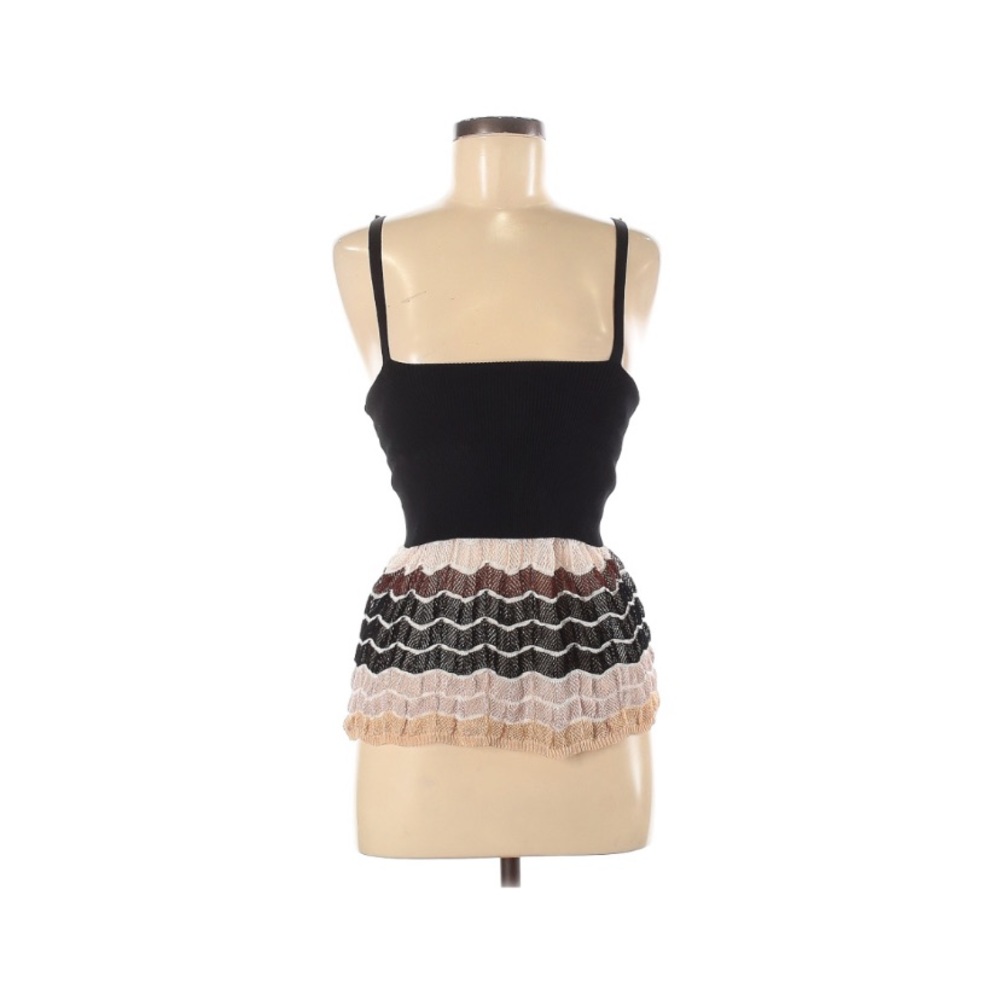 MISSONI Sleeveless Chevron striped top
